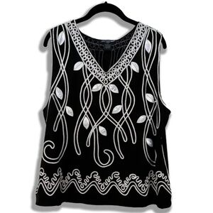 St Tropez West sleeveless blouse